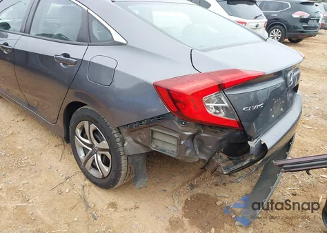 2017 Honda Civic Lx from USA, damaged, VIN 19XFC2F53HE051429
